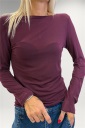 maglia in cashmere blend tinta unita